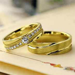 タ*ウ様 結婚指輪　6.5号 楽天市場】【Nude Ring / Hammer】 K10/K18/Pt900 つち目 地金