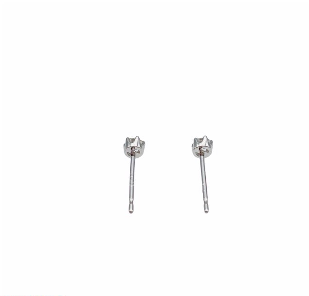 楽天市場】ダイヤモンド ピアス pt900 0.1ct 一粒ダイヤモンド
